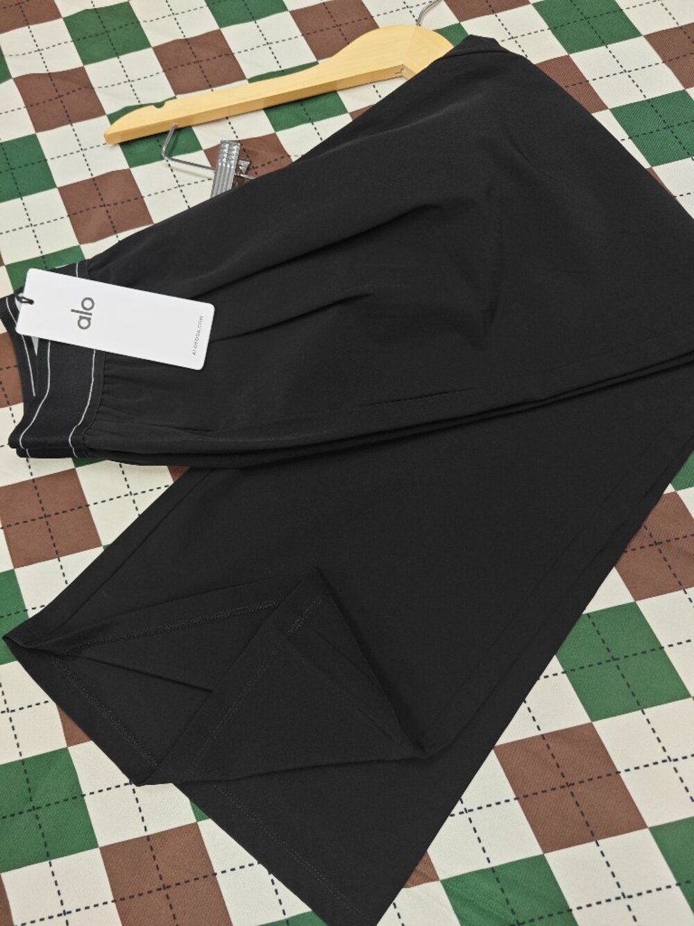 Women's Black ALO Yoga Suit Up Trouser 💙Athleisure Relaxed Fit Pants NWT💛 - Picture 5 of 9